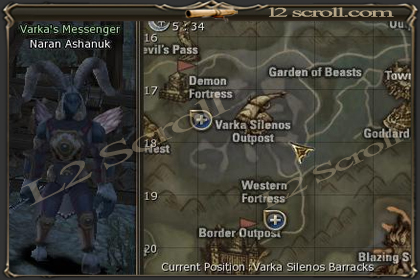 Hunt for Knights level 60+ in Ashta'daramai (Blue Djinn Fortress)