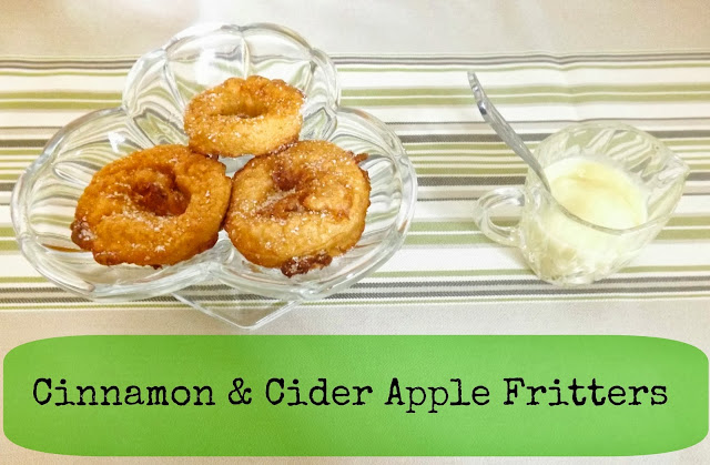 How to make cinnamon cider apple fritters