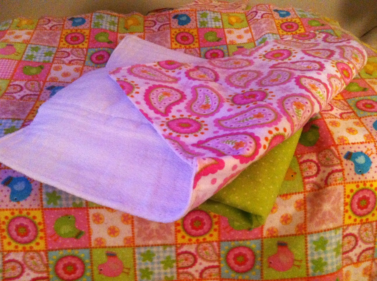 Becky Has Been Blogging Cute and Inexpensive Diaper/Flannel Burp Cloths