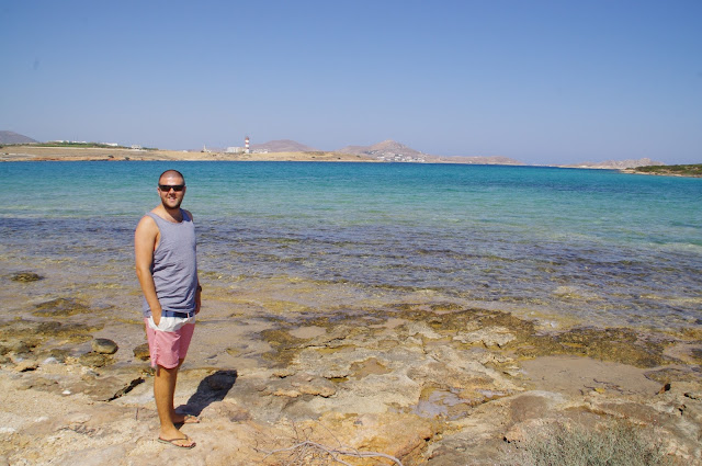 Male exploring Paros Island Male exploring Paros Island