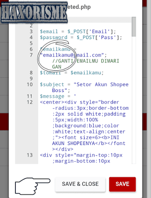Ganti Email Ganti Email