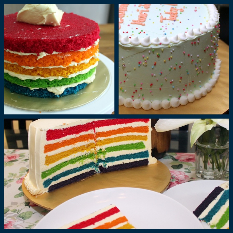 Dwen : The Cool Things I Love: The Evolution of My Rainbow Cake Decorations