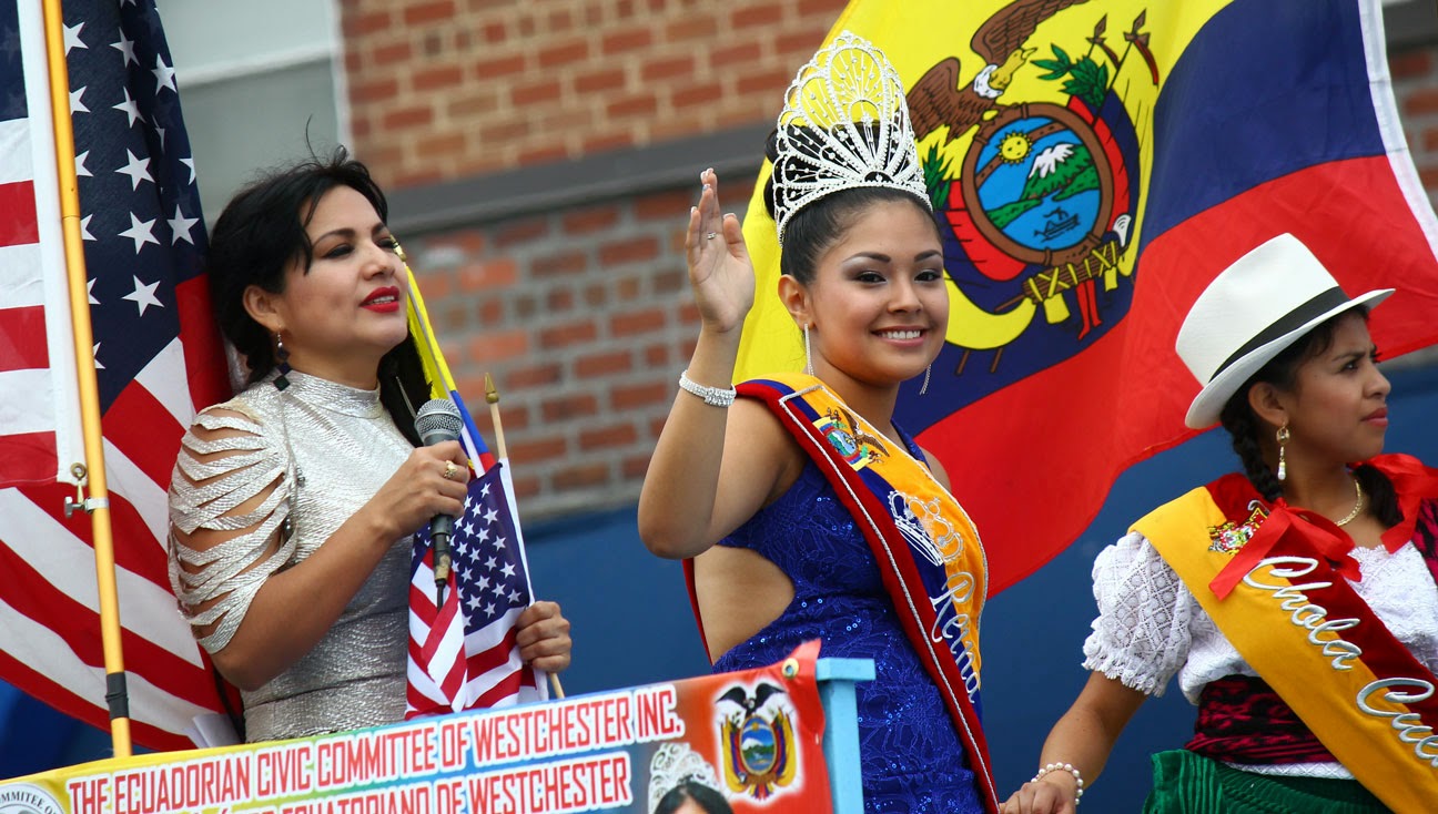 Desfile ecuatoriano de Queens Nueva York USA