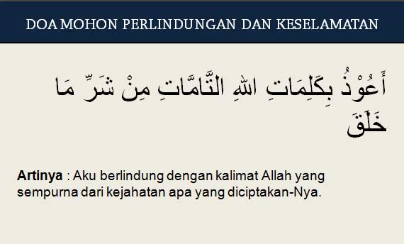Doa Untuk Keselamatan Keluarga Dan Diri Sendiri