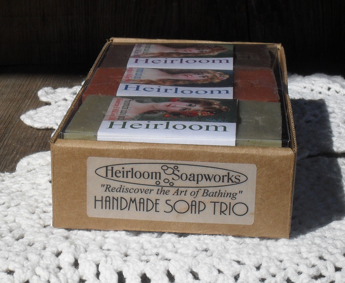 Natural Soap Handmade by The Soap Sister at Heirloom Soapworks