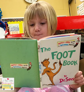 Take Kindergarten reading to whole new level by having a Seuss Week to celebrate reading and rhyming with Dr. Seuss in your Kindergarten classroom. Click to get some Dr. Seuss activities freebies. 