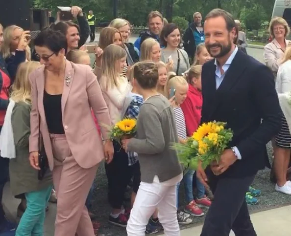 Crown Princess Mette-Marit of Norway, Crown Prince Haakon of Norway and Prince Sverre Magnus of Norway, Princess Ingrid Alexandra of Norway