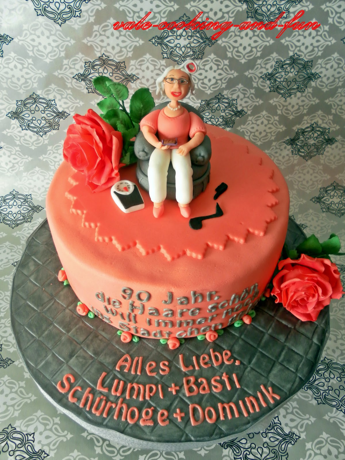 Cooking & Fun by Valentina: Torte zum 90. Geburtstag/ Торта за 90-ти рожден ден