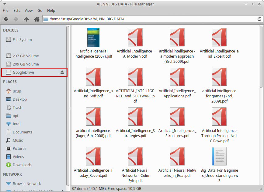 Cara install Google Drive di Ubuntu, XFCE atau Mate Desktop