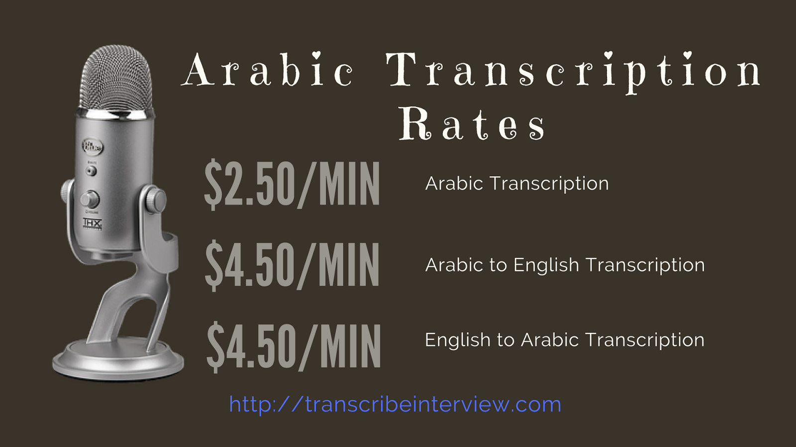 Transcribe Interview Arabic Transcription Services