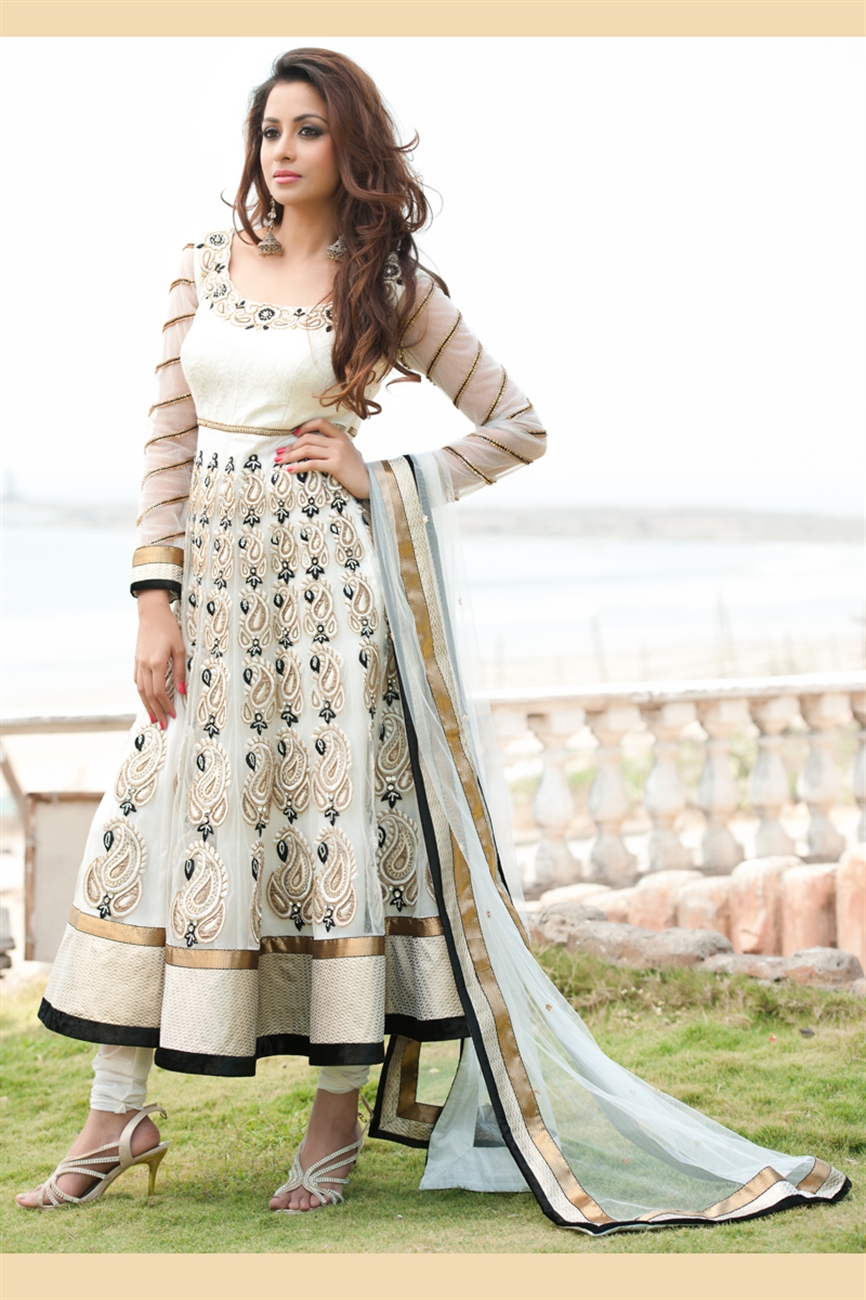 floor length frocks designs