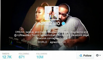  juta itu tentu menunjukan kalau Agnes ialah salah satu orang paling terkenal di Indonesia Wow Follower Agnes Monica Tembus 10 Juta 