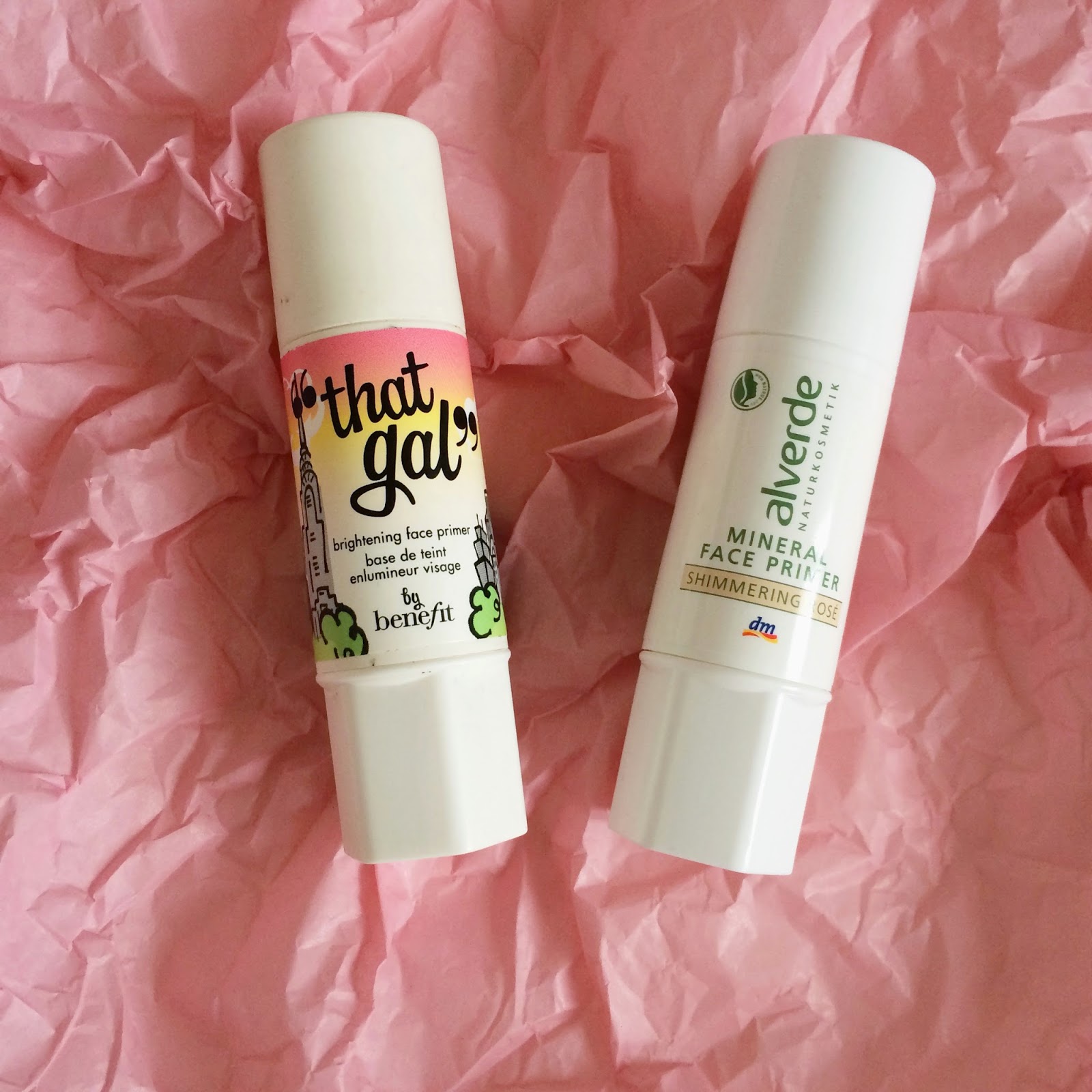 Happy Little Laughter DupeAlarm? Benefit "That Gal" vs. Alverde "Face