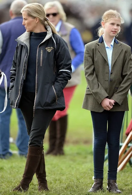 Sophie, Countess of Wessex and Lady Louise Windsor attended the Royal Windsor Horse show in the private grounds of Windsor Castle