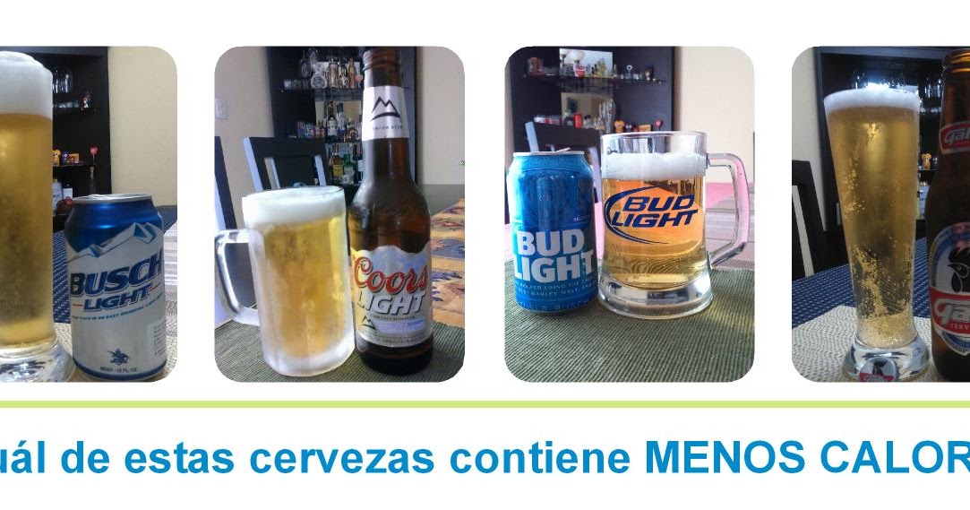 Calorias cerveza con menos