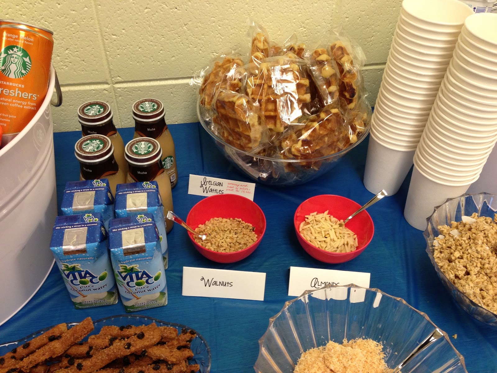 Three Boys Are We Yogurt Bar for Teacher Appreciation Breakfast