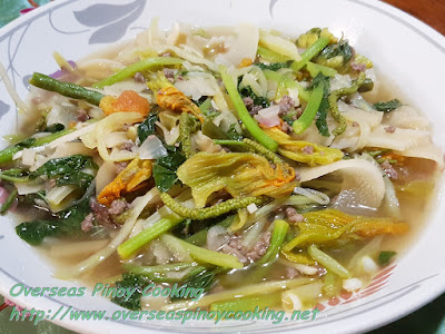 Sautéed Ilocano Vegetables with Ground Beef Sautéed Ilocano Vegetables with Ground Beef