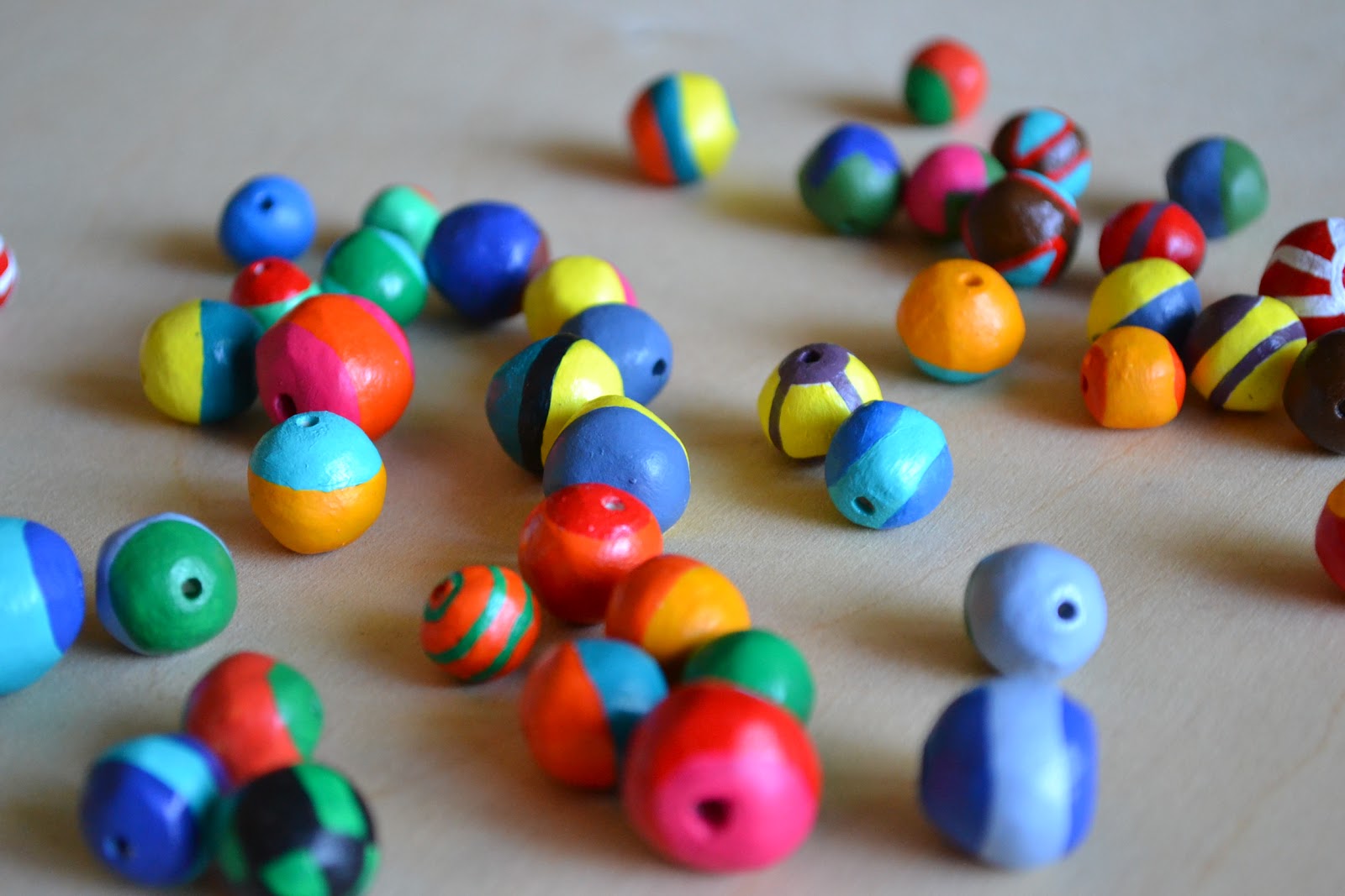 A Question of Eagles Hand painted beads