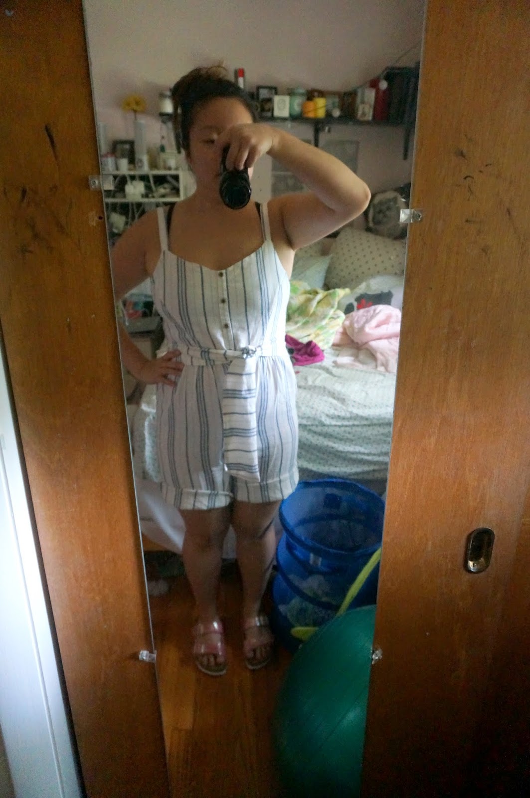 DIY Turn a Dress into a Jumpsuit