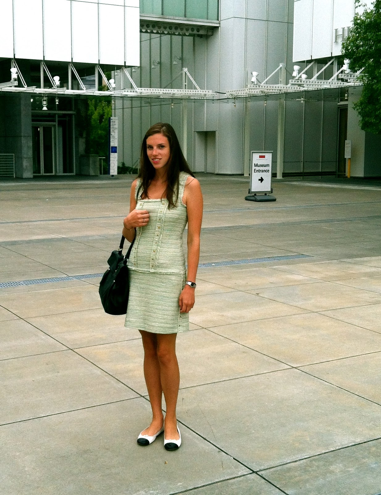 Epitome of Chic Mint tweed dress