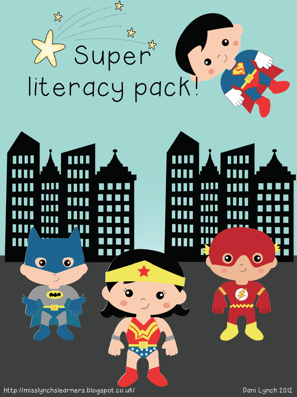 http://www.teacherspayteachers.com/Product/Superhero-Literacy-Pack-312377