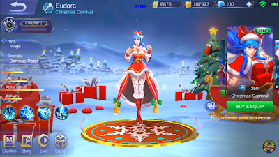 Skin Natal Hero Eudora Mobile Legends Skin Natal Hero Eudora Mobile Legends