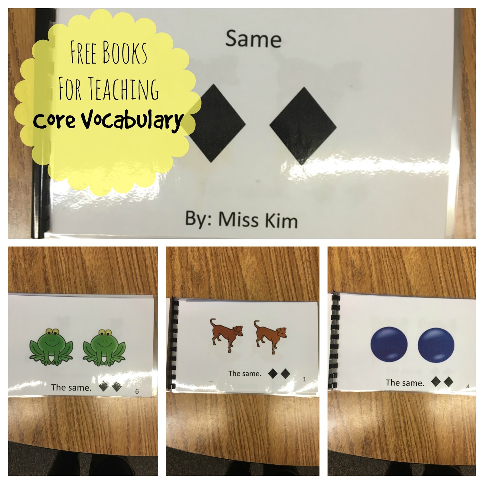 Little Miss Kim's Class {FREEBIE} "First 40" Core Vocabulary Books