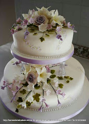 cakes cake tier simple lavender elegant theme gorgeous cupcakes april janie flora colored creative singapore