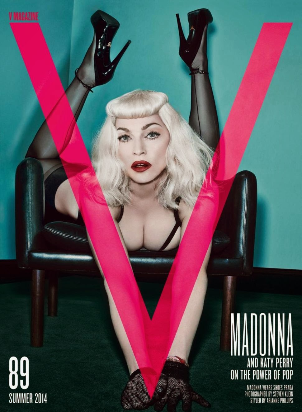 Madonna V Magazine covershoot