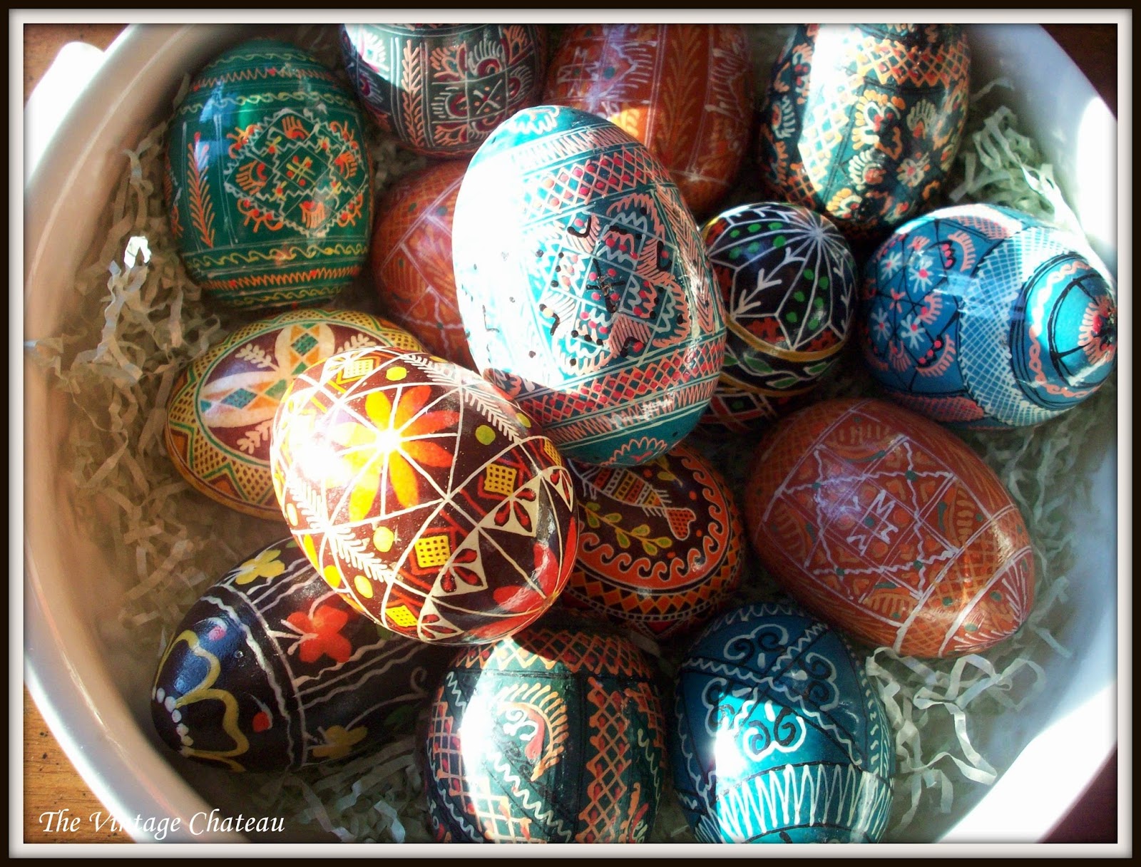 The Vintage Chateau PysankyUkrainian Easter Eggs