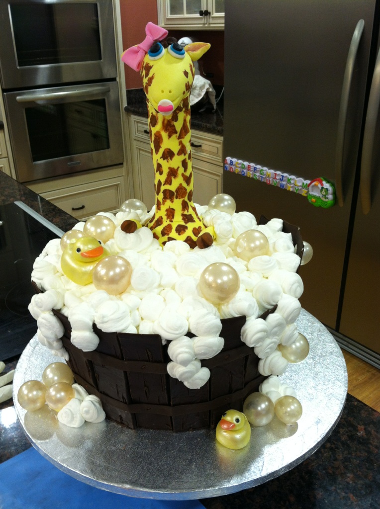 Desserts by Dawn: Giraffe Baby Shower cake