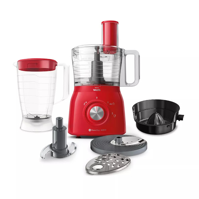 Multiprocessador 5 em 1 Philips Walita Linha Vermelha RI7631 Multiprocessador 5 em 1 Philips Walita Linha Vermelha RI7631