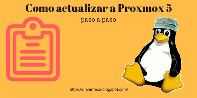 Como actualizar a Proxmox VE 5 Como actualizar a Proxmox VE 5