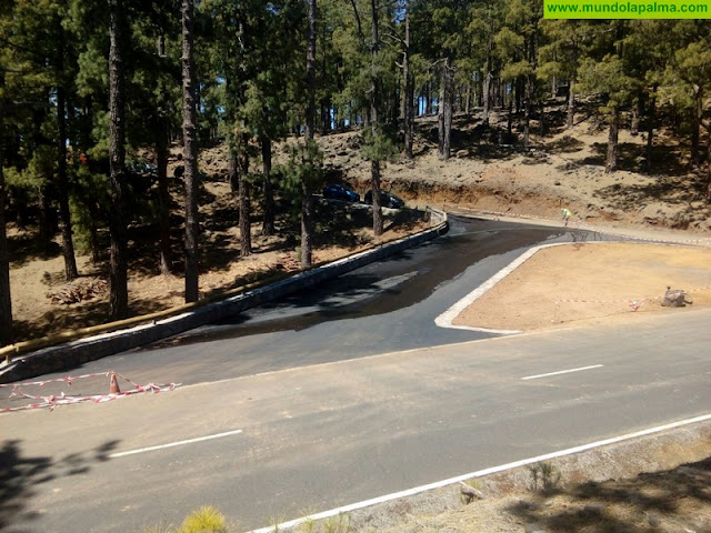 El Cabildo concluye las obras de mejora de la seguridad vial en la carretera del Roque de Los Muchachos