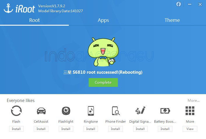 iRoot ~ Aplikasi Root Semua Jenis Ponsel Android 3