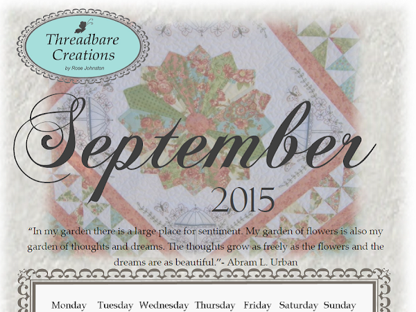 Free September 2015 Calendar