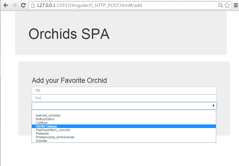 Create an AngularJS SPA with all CRUD functionality connected to an OData RESTful Web API service   13     