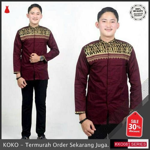 KKO81 BTK855 Koko Kombinasi Ramadhan Untuk Pria Termurah BMGShop
