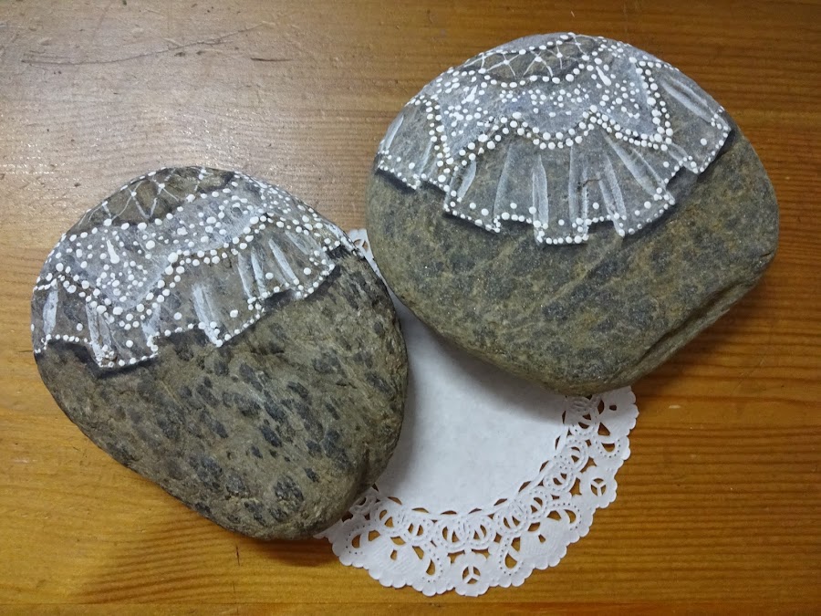 curso como pintar piedras a mano