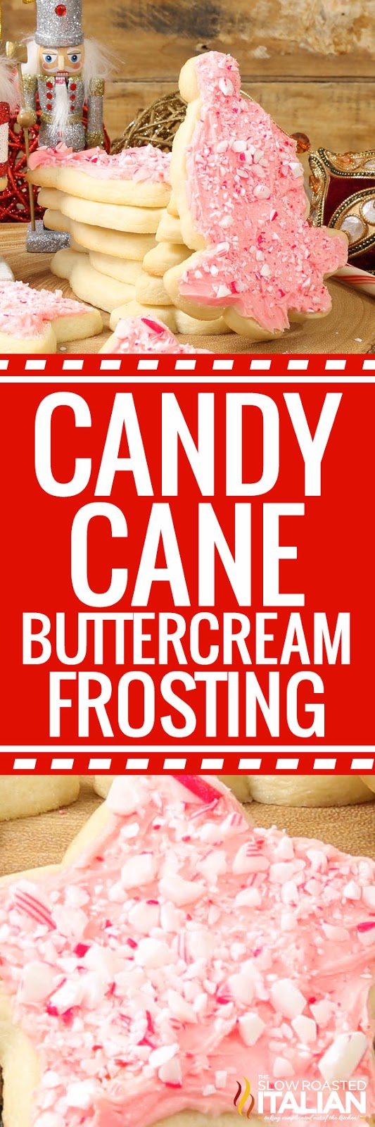 Candy Cane Buttercream Frosting