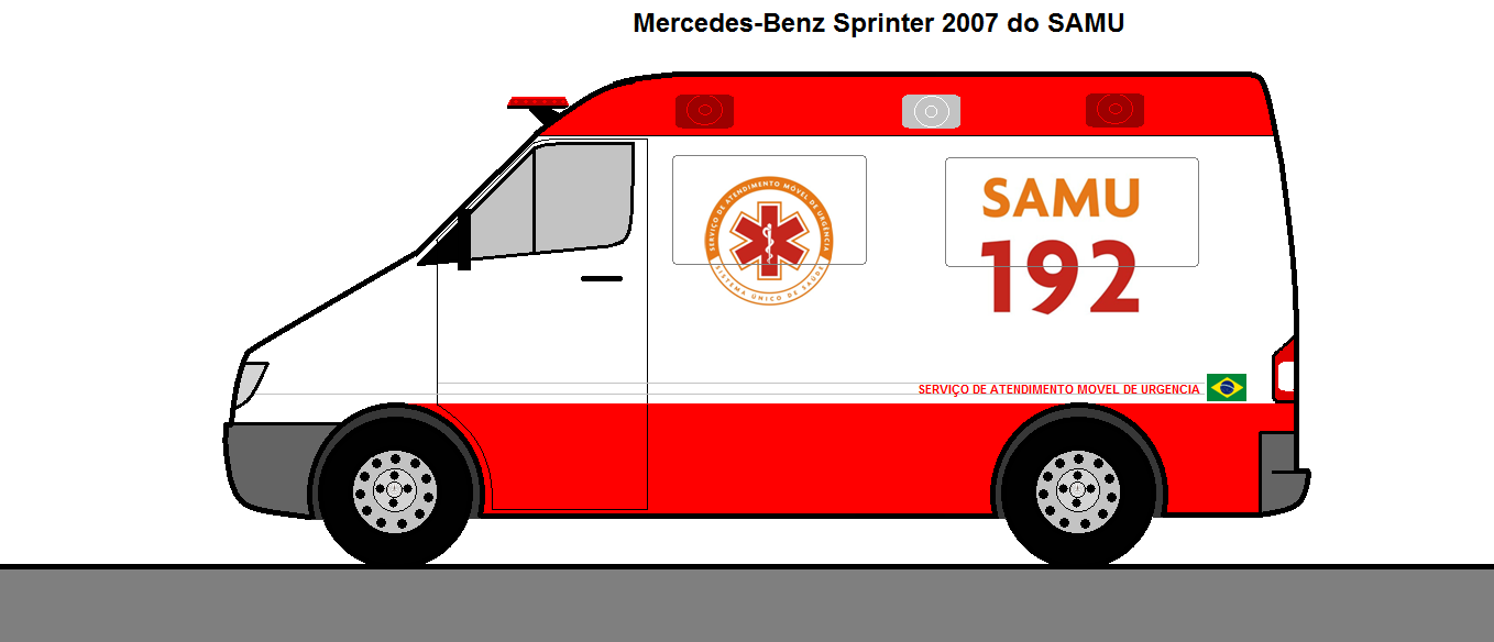 Sprinter do SAMU ( Serviço de Atendimento Móvel de ...