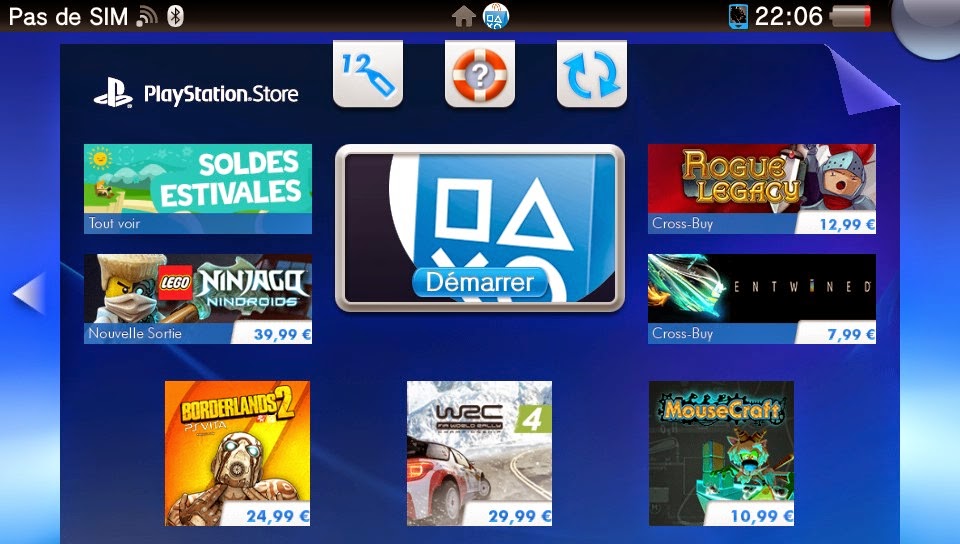 La PS Vita Télécharger des Application pour sa PS Vita