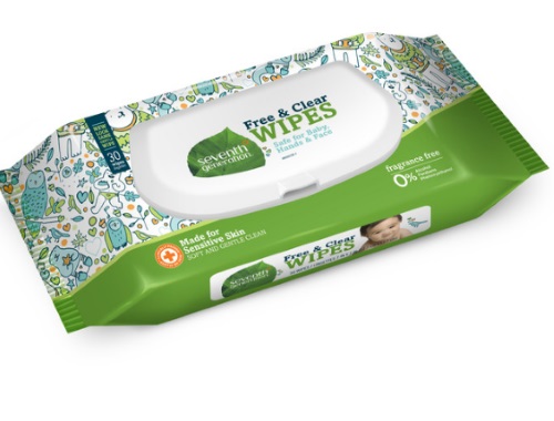 Seventh Generation Free & Clear Baby Wipes Samples