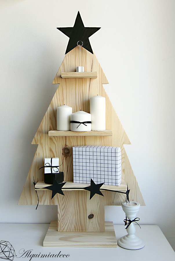 DIY: Arbol de navidad de madera | Decoración