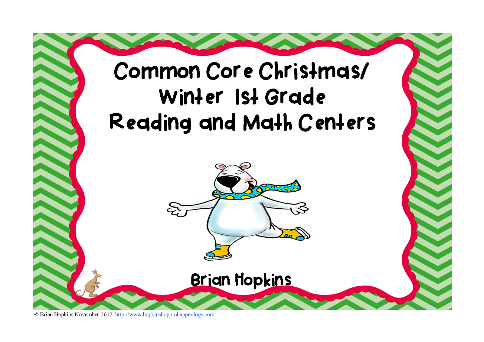http://www.teacherspayteachers.com/Product/Christmas-Common-Core-1st-Grade-Reading-and-Math-Centers-416625
