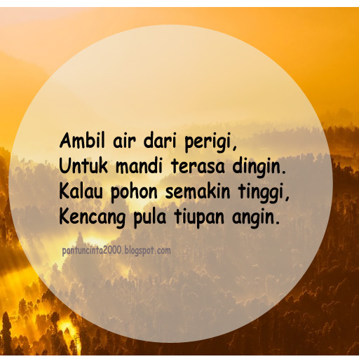 Pantun jenaka bersajak abab