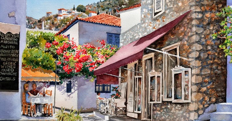 Nostálgicos Cuadros Andaluces Paisajes Pintados De Andalucía España El Arte Es Su Máxima Expresión
