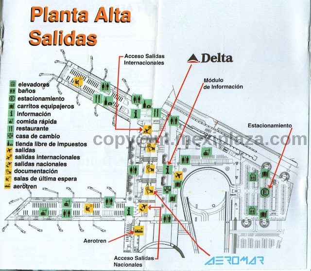 Planta Alta Salidas - AICM - Terminal 2