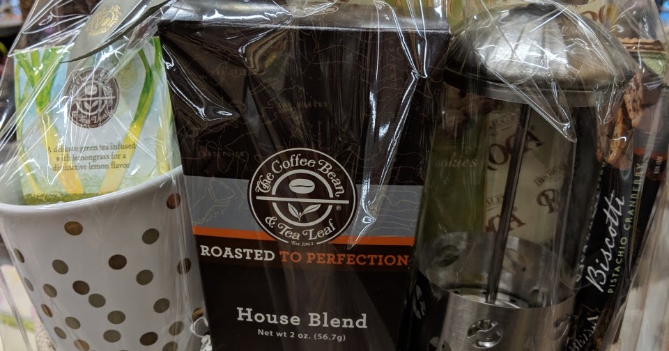 Robert Dyer Bethesda Row Coffee Bean & Tea Leaf gift baskets at