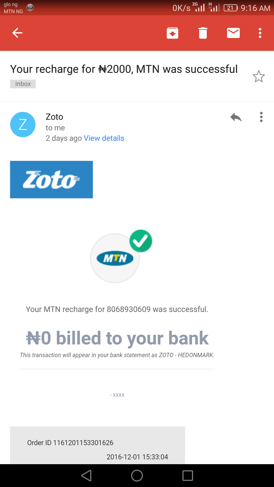 ZOTO Recharge App: How to Get Free N1000 Airtime For MTN Glo Airtel